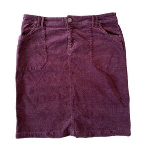 Lord Kitsch Skirt Womens 34 Purple 90s Y2K Style Preppy Dark Academia Thick Soft
